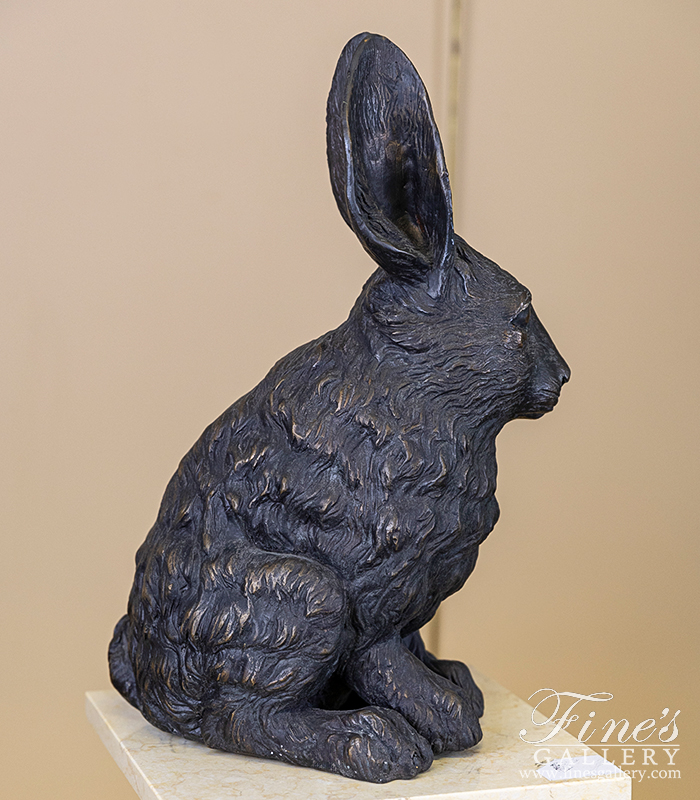 Bronze Statues  - Bronze Rabbit Statue - BS-1016